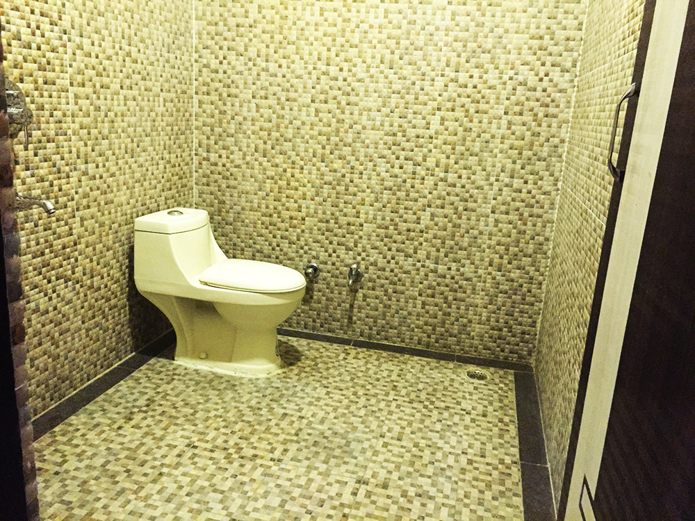 Washroom in Hotel The Pride. A valuable Hotel in Chintpurni